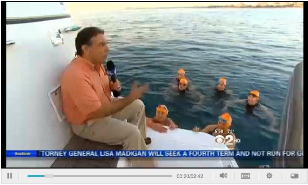 http://chicago.cbslocal.com/video/9096626-swimmers-will-cros