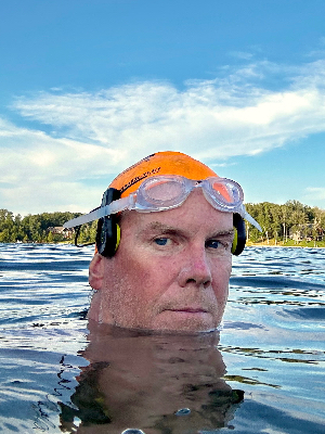 Training at Lake Alpine, site of the SAA St. Louis Open Water Swim